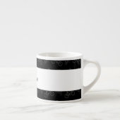 Speciaal naamzwart fietspatroon espresso kop (Rechts)