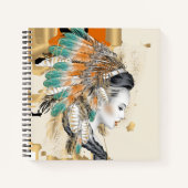 Speciaal Native American Spiral Notitieboek (Voorkant)