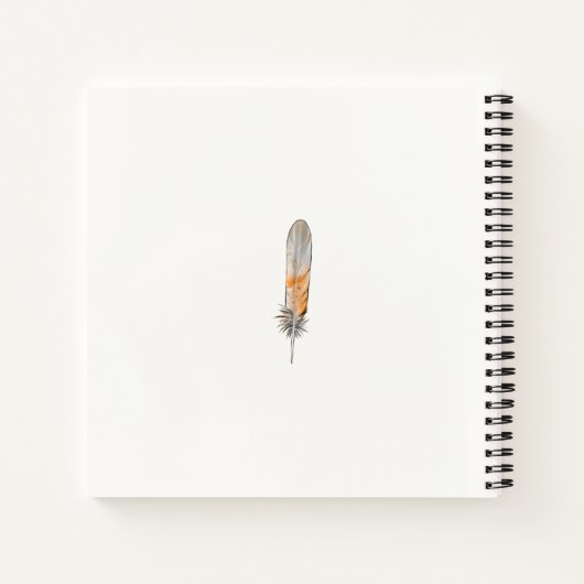 Speciaal Native American Spiral Notitieboek (Achterkant)