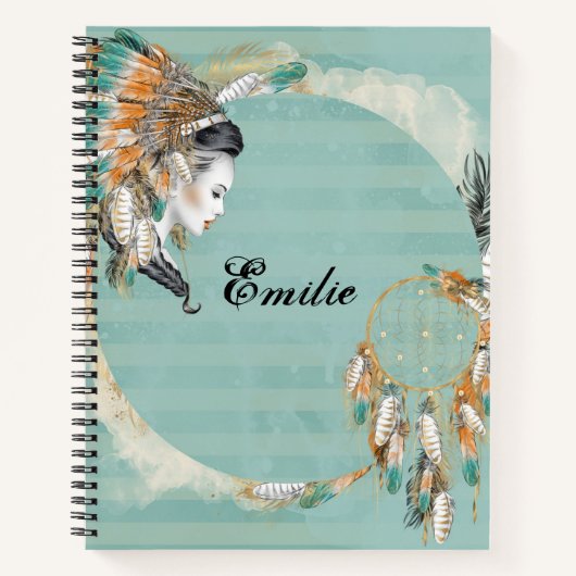 Speciaal Native American Spiral Notitieboek (Voorkant)