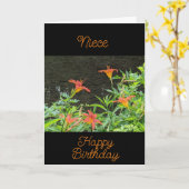 SPECIAAL *NICHTJE* VERJAARDAG KAART (Gele Bloem)