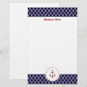 Speciaal niestisch kwartrefolieserie briefpapier (Voorkant / Achterkant)