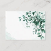 Speciaal nieuw ontwerp voor thuisgebruik informatiekaartje (Achterkant)