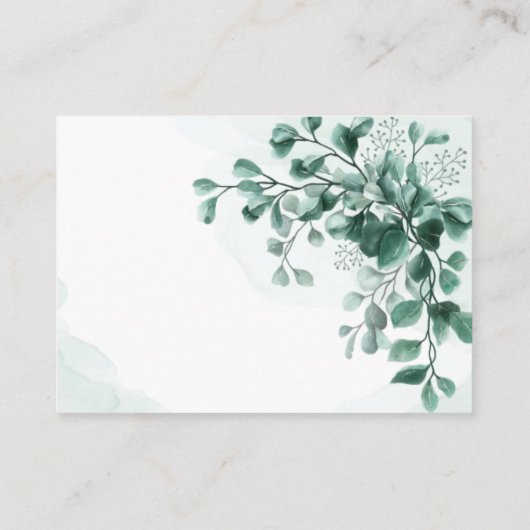 Speciaal nieuw ontwerp voor thuisgebruik informatiekaartje (Achterkant)