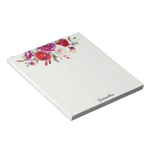 Speciaal Notitieblok JOUW TEKST Gift voor haar (Schuin)