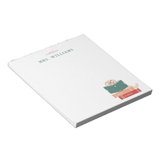 Speciaal Notitieblok van leraar (Schuin)