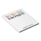 Speciaal Notitieblok voor chiropractische handjes (Schuin)
