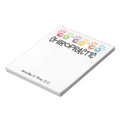 Speciaal Notitieblok voor chiropractische handjes (Linkerzijde)