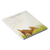 Speciaal Notitieblok voor deer en vlinder (Schuin)