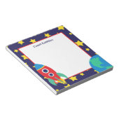Speciaal Notitieblok voor Space Rocket (Schuin)