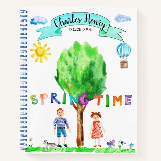 Speciaal Notitieboek voor aangepaste kunstketchboo (Voorkant)