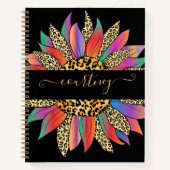 Speciaal notitieboek voor regenboog en luipaard (Voorkant)