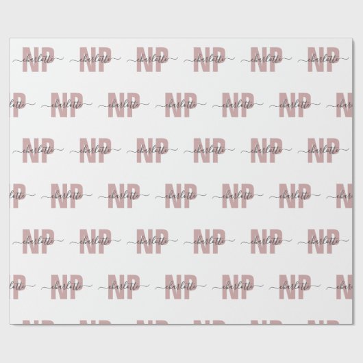 Speciaal NP zuster Practitioner Afstuderen Chic Cadeaupapier (Vlak)