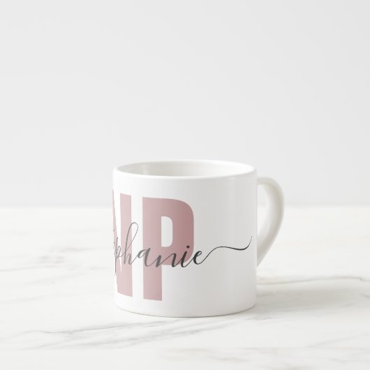 Speciaal NP zuster Practitioner Afstuderen Chic Espresso Kop (Voorkant rechts)