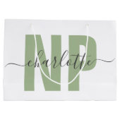 Speciaal NP zuster Practitioner Afstuderen Chic Groot Cadeauzakje (Achterkant)