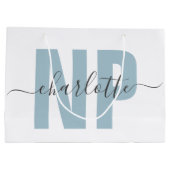 Speciaal NP zuster Practitioner Afstuderen Chic Groot Cadeauzakje (Achterkant)