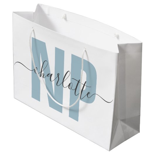 Speciaal NP zuster Practitioner Afstuderen Chic Groot Cadeauzakje (Achterkant Gekanteld)