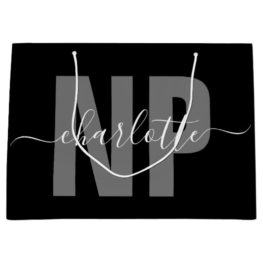 Speciaal NP zuster Practitioner Afstuderen Chic Groot Cadeauzakje (Voorkant)