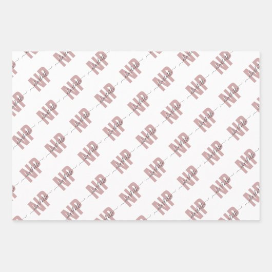 Speciaal NP zuster Practitioner Afstuderen Chic Inpakpapier Vel (Voorkant 2)