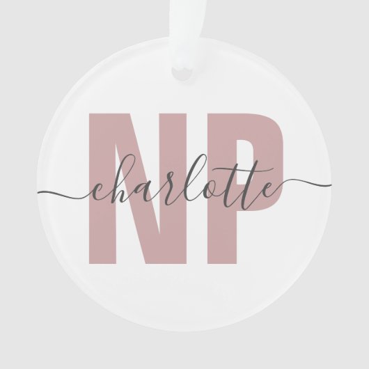 Speciaal NP zuster Practitioner Afstuderen Chic Ornament (voorkant)