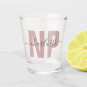 Speciaal NP zuster Practitioner Afstuderen Chic Shot Glas (Voorkant)