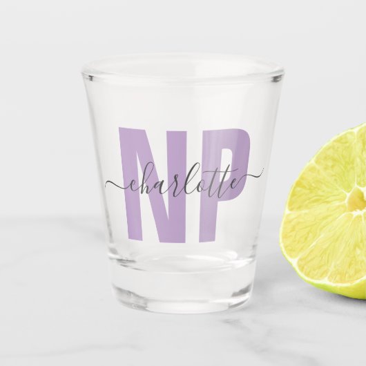 Speciaal NP zuster Practitioner Afstuderen Chic Shot Glas (Voorkant)