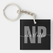 Speciaal NP zuster Practitioner Afstuderen Chic Sleutelhanger (Voorkant)