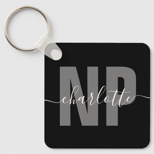 Speciaal NP zuster Practitioner Afstuderen Chic Sleutelhanger (Voorkant)