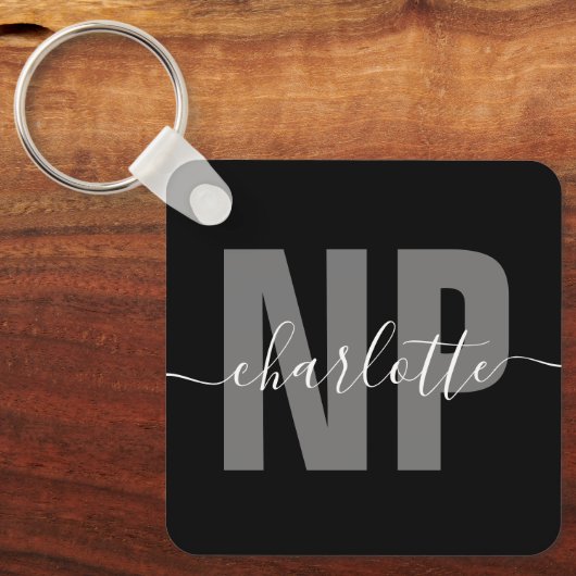 Speciaal NP zuster Practitioner Afstuderen Chic Sleutelhanger (Voorkant)