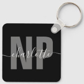 Speciaal NP zuster Practitioner Afstuderen Chic Sleutelhanger (Achterkant)