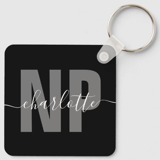 Speciaal NP zuster Practitioner Afstuderen Chic Sleutelhanger (Achterkant)