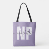 Speciaal NP zuster Practitioner Afstuderen Chic Tote Bag (Achterkant)