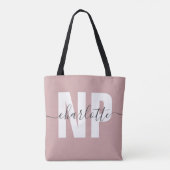 Speciaal NP zuster Practitioner Afstuderen Chic Tote Bag (Achterkant)