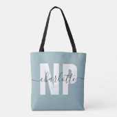 Speciaal NP zuster Practitioner Afstuderen Chic Tote Bag (Achterkant)