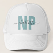 Speciaal NP zuster Practitioner Afstuderen Chic Trucker Pet (Voorkant)