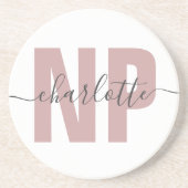 Speciaal NP zuster Practitioner Afstuderen Chic Zandsteen Onderzetter (Voorkant)