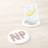 Speciaal NP zuster Practitioner Afstuderen Chic Zandsteen Onderzetter (Zijkant)