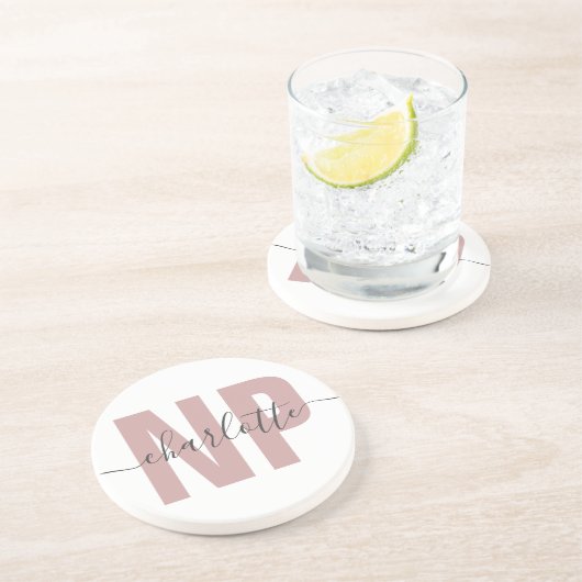 Speciaal NP zuster Practitioner Afstuderen Chic Zandsteen Onderzetter (Zijkant)