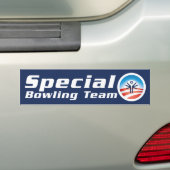 Speciaal O Bowling Team Bumpersticker (Op auto)