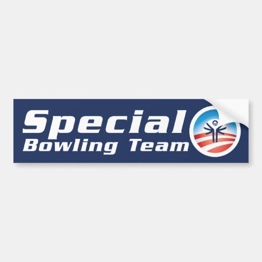 Speciaal O Bowling Team Bumpersticker (Voorkant)