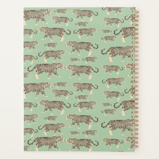 Speciaal Oerwoud Jaguar Animal Pattern Planner (Achterkant)
