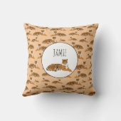 Speciaal Oerwoud tijger dierpatroon Kussen (Achterkant)