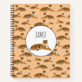 Speciaal Oerwoud tijger dierpatroon Notitieboek (Voorkant)