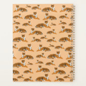 Speciaal Oerwoud tijger dierpatroon Planner (Achterkant)