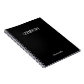 Speciaal onderwerp chemistry Black Notitieboek (Rechterzijde)