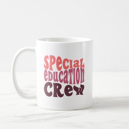Speciaal onderwijs Crew Teacher Gift Koffiemok (Links)