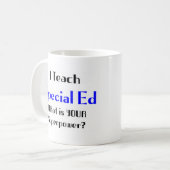 speciaal onderwijs docent koffiemok (Voorkant links)