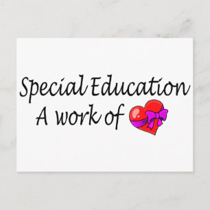 Speciaal onderwijs, een werk van liefde briefkaart