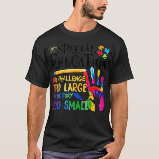 Speciaal onderwijs geen uitdaging te groot voor Vi T-shirt (Voorkant)