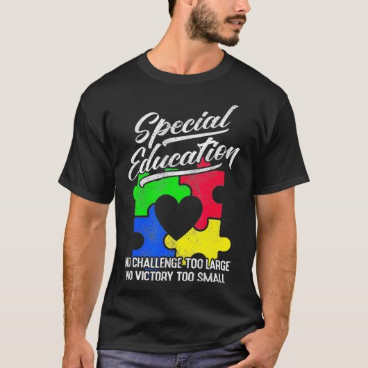 Speciaal onderwijs geen uitdaging te hard, geen ov t-shirt (Voorkant)